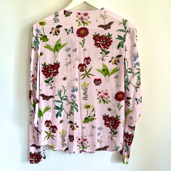 Joie Liseli Plush Botanical Pullover Blouse - Picture 5 of 15